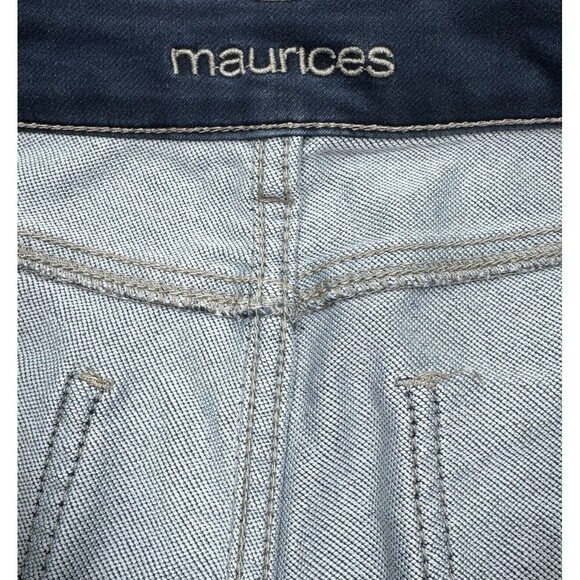 Maurices Jeans Womens M-S Skinny Joga Mid Rise Blue Denim Stretch Measure 31x26 - Picture 3 of 10